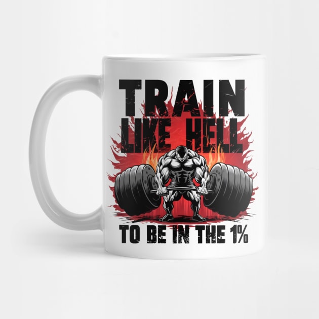 Motivational Gym: Train Like Hell to Be in the 1% by ShopFusion